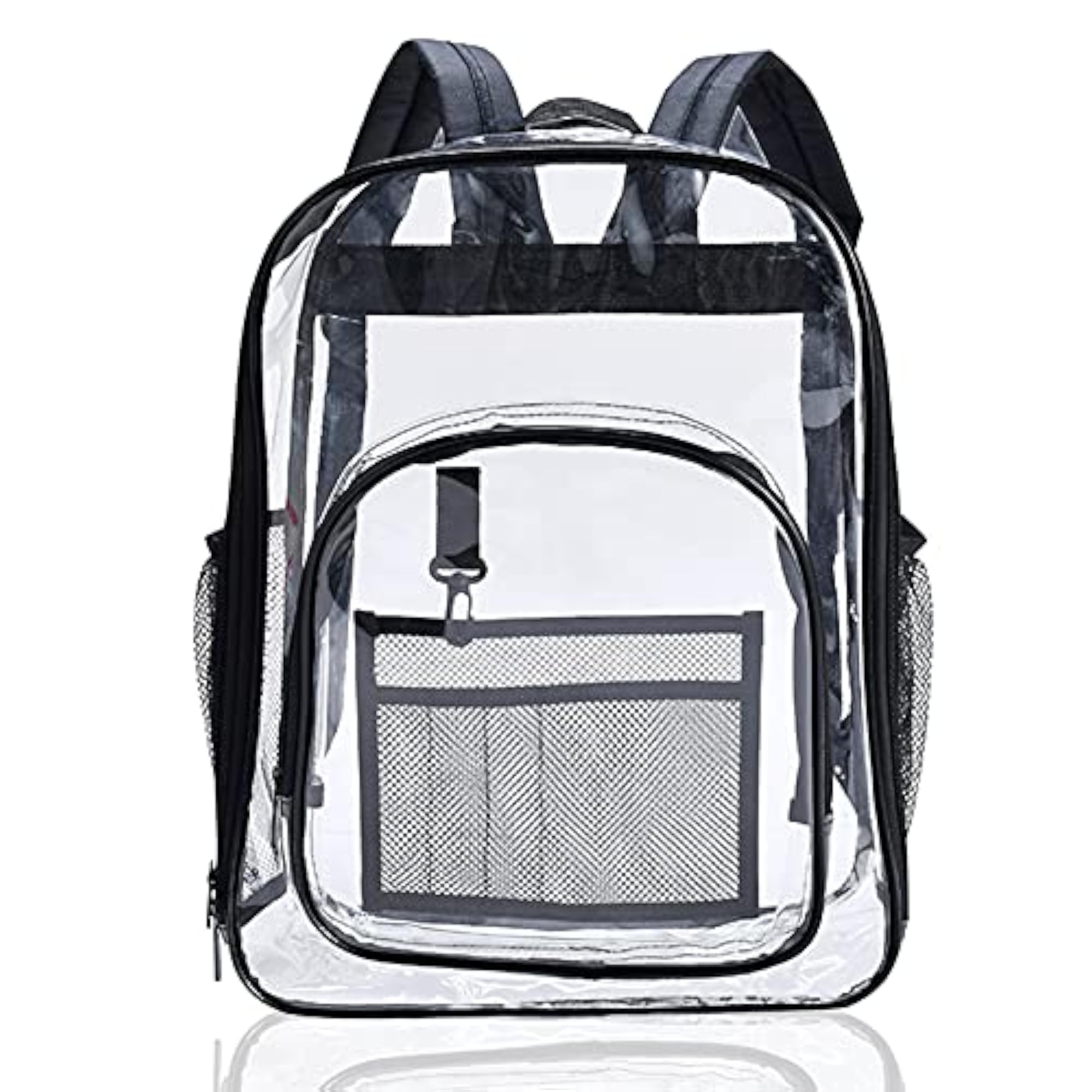 Heavy Duty Clear Backpack for Women, Transparent Design